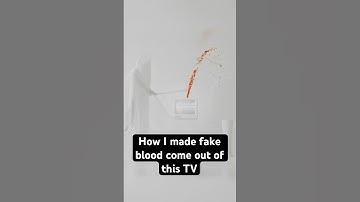 Making a fake blood geyser for a music video #specialeffects
