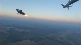 Знищення ударного БПЛА росіян пілотами армійської авіації