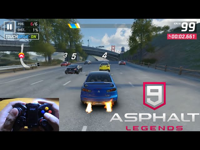 Asphalt 9 Legends Gameplay with Ps4 Controller #asphalt9legends  #controllergaming 