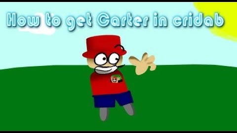 (READ DESC) How To get Carter Morph in CRIDAB!
