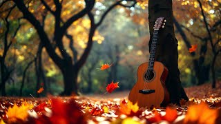 Autumn leaves dancing in the wind | Relaxing instrumental music