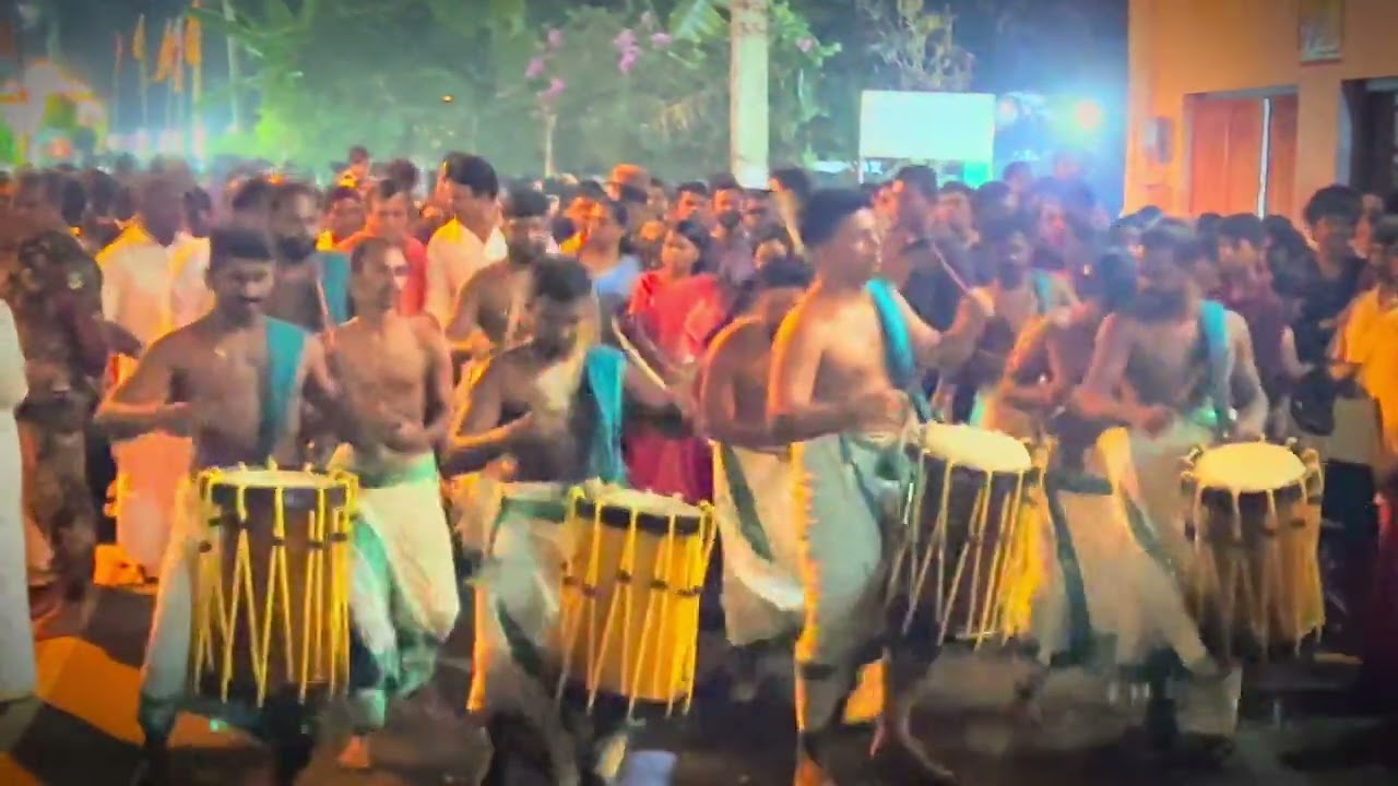 Kerala chenda melam performance at trincomalee, Sri Lanka 