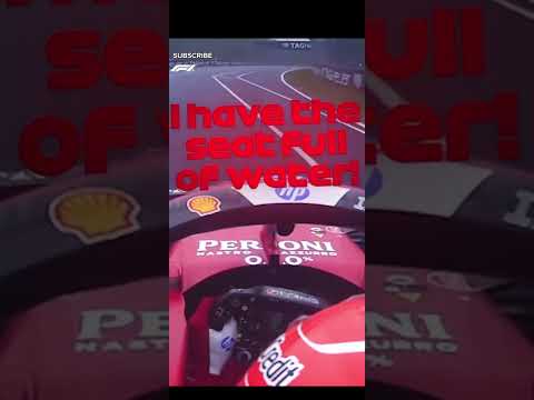 Leclerc driving with a SWIMMING POOL in his Ferrari! 💀🌊