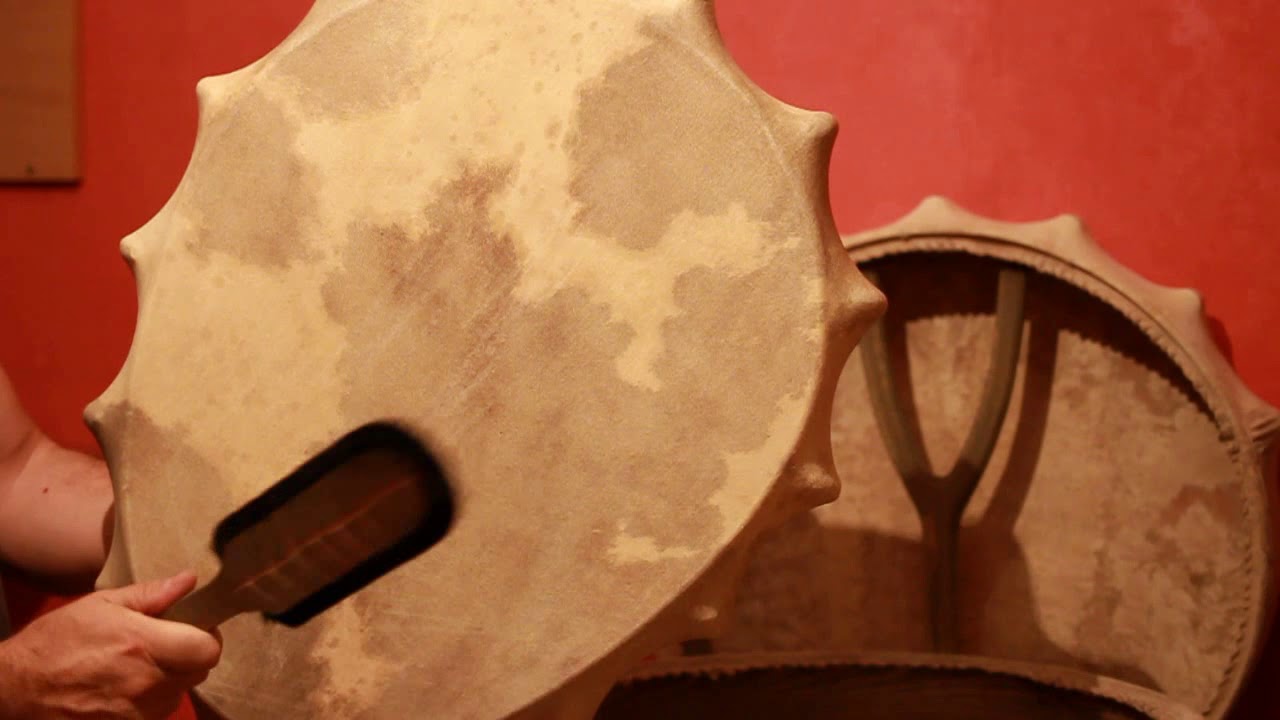 Great Shamans Drum Yakut Style from Siberia 24"