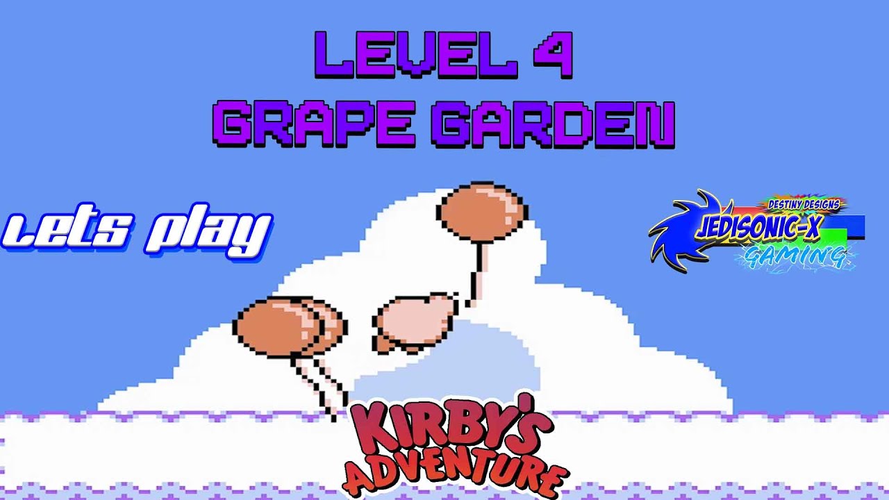 Kirby's Adventure Part 4 Grape Garden