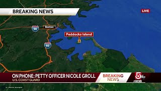 Searchers responding to report of man overboard from ferry