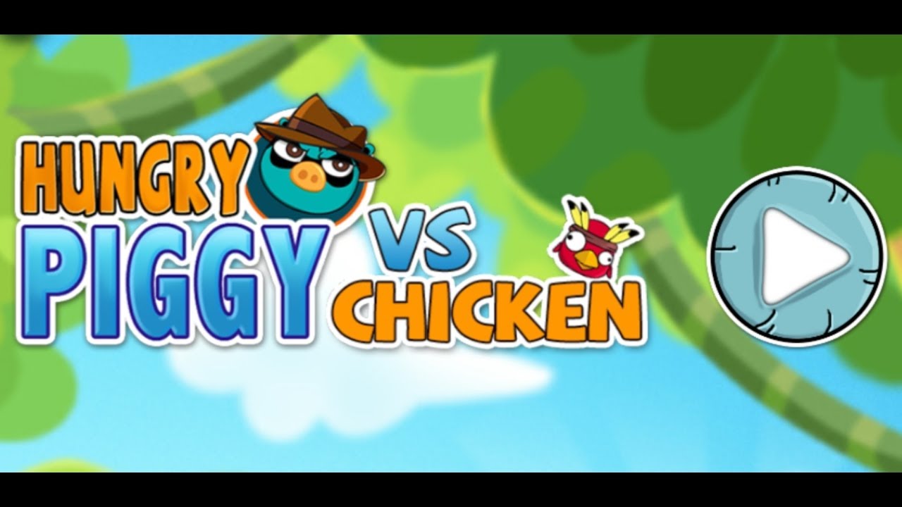 Hungry Piggy vs Chicken Level 1 - 16 Walkthrough