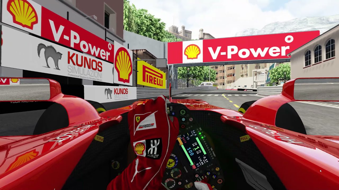 Assetto Corsa - F1 - Monaco - Thrustmaster T150 (Steering Wheel) - Gameplay  - YouTube