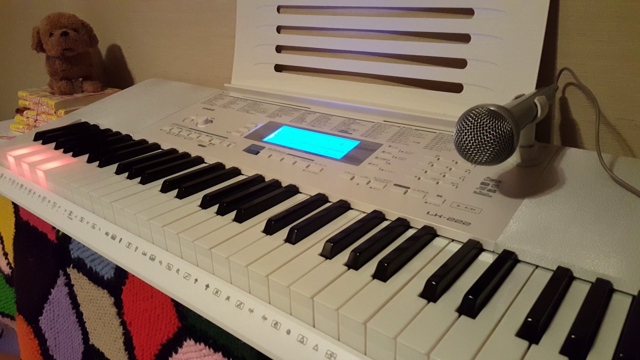 Miracle Go!プリンセスプリキュアを光るキーボード CASIO LK-222で自動