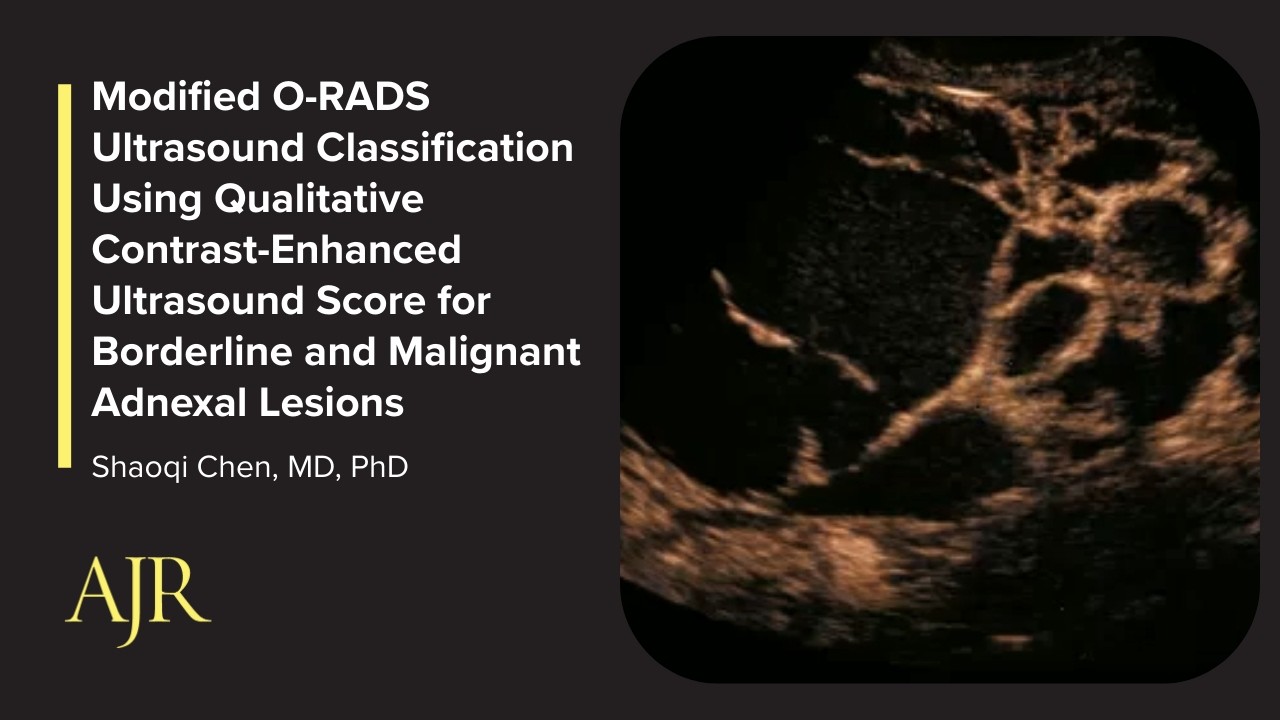 O Rads Grading Modified O-RADS Ultrasound Classification Using Qualitative CEUS Score ...