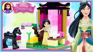 Mulan's Training Day Lego Disney Princess Set Build Review Silly Play Kids Toys