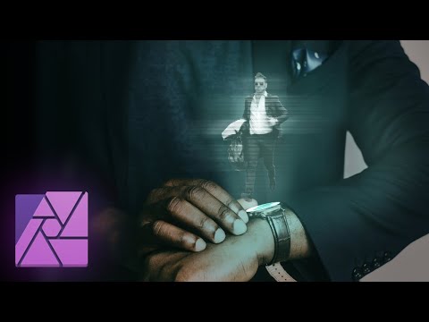 Hologram Effect in Affinity Photo | Easy and fun!