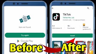 How to TikTok App Item Not Found Problem Solve in Google Play Store Problem Solved screenshot 3
