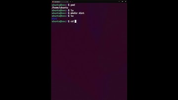 Learn Linux Commands in 60 seconds | mkdir ls cd pwd | #shorts