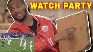 Micah Parsons, Trevon Diggs & Teammates Have MNF Watch Party! "You going to steal my marinara bro?"