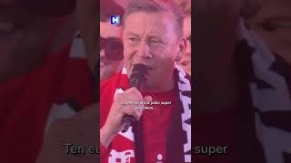 Compilatie van huldiging AZ na winst KNVB-bekerfinale in Alkmaar