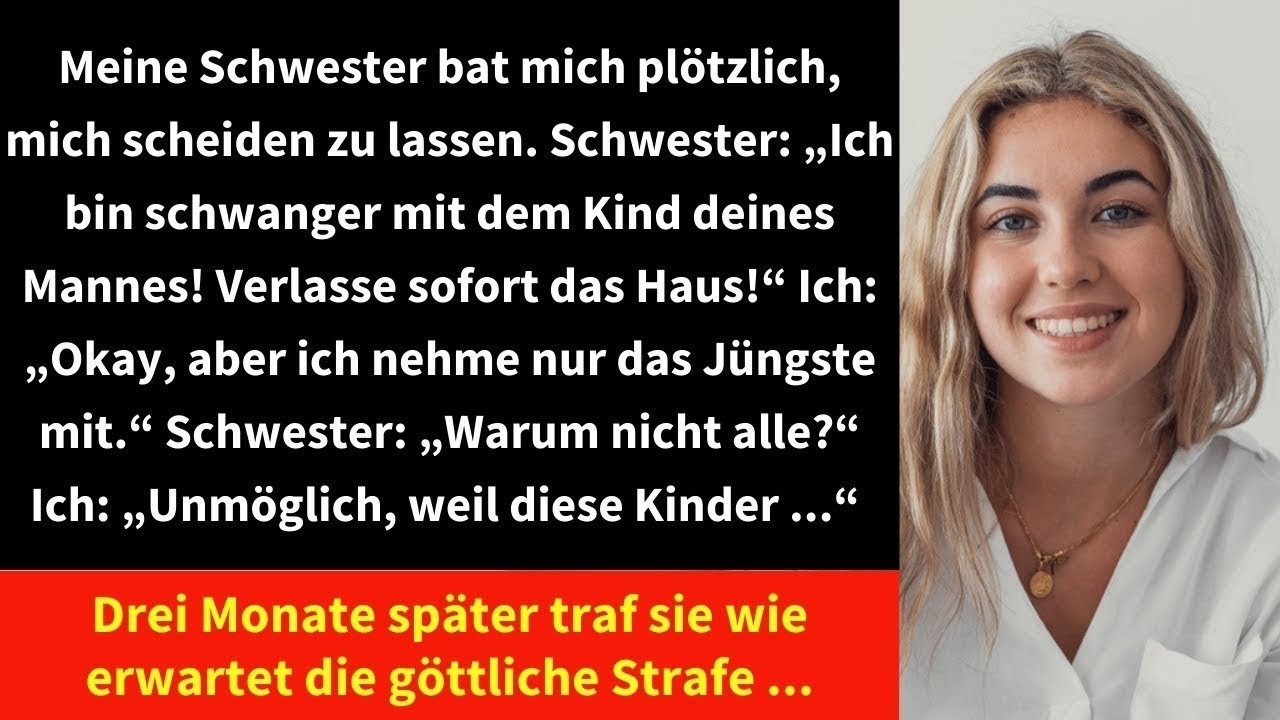 Meine Schwester bat mich plötzlich, mich scheiden zu lassen  Schwester  „Ich bin schwanger mit de