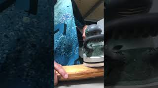 Fixing and refurbishing a old cricket bat part two