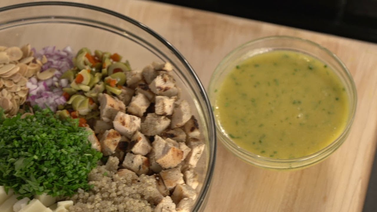 Use Green Olive Brine in a Salad Dressing