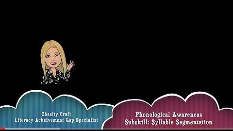 Syllable Segmentation