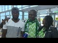 В аэропорту Волгограда встречают болельщиков из Нигерии и Исландии
