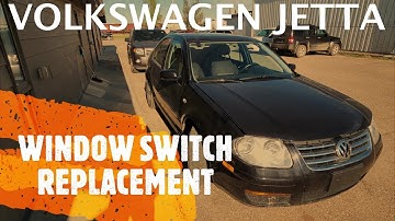 Volkswagen VW Jetta City MK5 - POWER WINDOW SWITCH REMOVAL / REPLACEMENT
