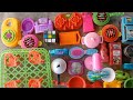 Diy unboxing kitchen Set l kitchen plastic set | mini cooking Kitchen set 08