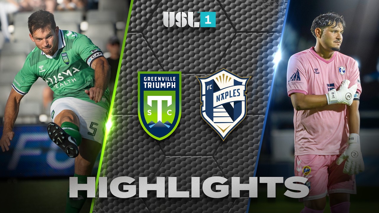 8.29.2026 | Greenville Triumph SC vs. FC Naples - Game Highlights