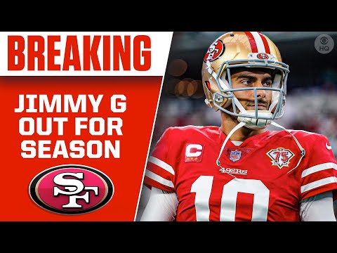 Jimmy garoppolo out for season with broken foot i cbs sports hq