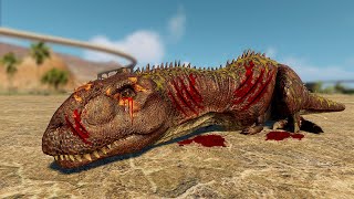 5X Majungasaurus Vs 3X Ankylosaurus - Juric World Evolution 2