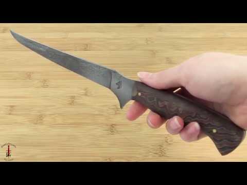 Fillet Knife (7-1/3 in.) with Python Micarta