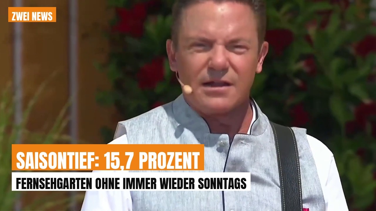 ZDF-Fernsehgarten: niedrigster Marktanteil der Saison – Video ansehen auf YouTube