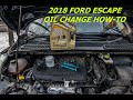 2018 Ford Escape Oil Change - HOW-TO AT HOME!!