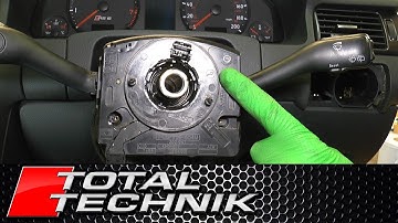 How to Remove Clock Spring (Squib) - Audi A6 S6 RS6 - C5 - 1997-2005 - Total Technik