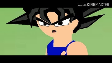 Goku goes Super Saiyan for the first time (Stick nodes pro)