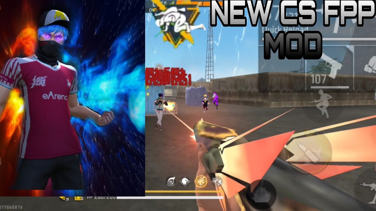 FREE FIRE NEW CS FPP MOD@RAHIM_100K-qv7tg #freefire #foryou - YouTube