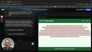 Code gen AI Tool Demo - bolt.new screenshot 2