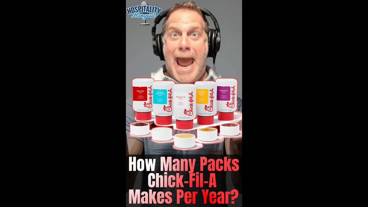 How many Chick-fil-A sauce packets do you think get handed out each year?