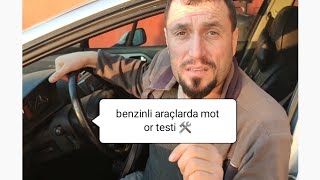 Benzinli Araçlarda Motor Testi シ