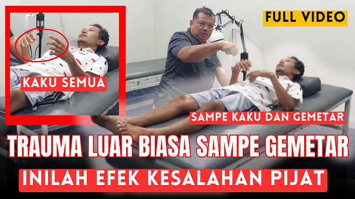 MCO ARIF - FULL VIDEO TRAUMA LUAR BIASA SAMPE GEMETAR SELURUH TUBUH KARENA KESALAHAN PIJAT