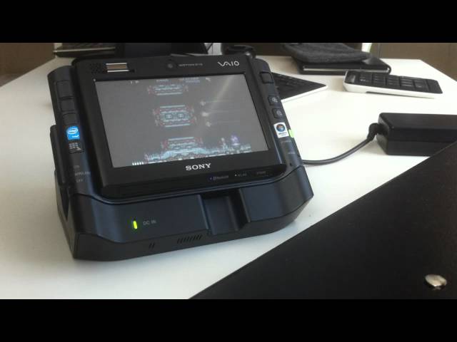 Sony Vaio VGN-UX390N (Ultra Portable PC) Testing with Mame - YouTube