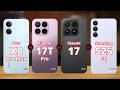 Poco X8 Pro Max vs Xiaomi 17T Pro vs Xiaomi 17 vs Samsung Galaxy S25 FE
