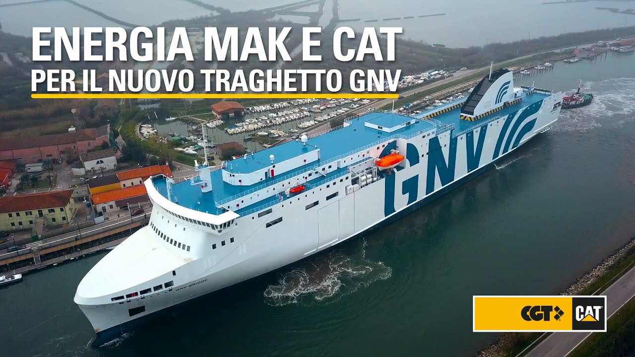 Energia MaK e Cat per il nuovo traghetto GNV