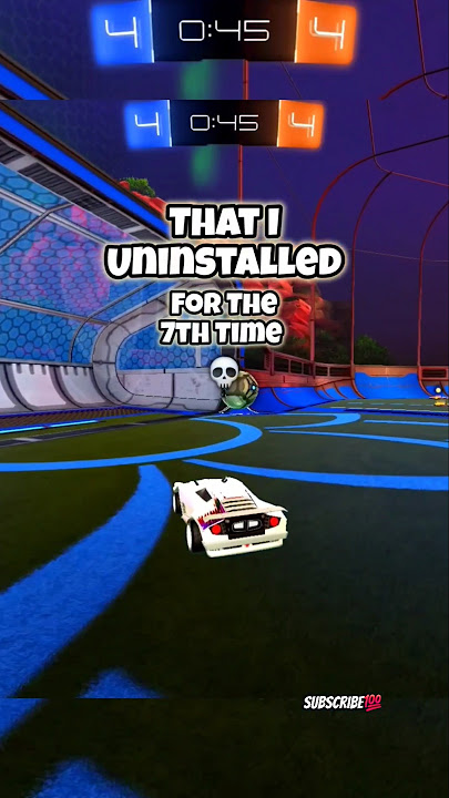 Uninstalling Rocket League Pt.7...💀 #rocketleague #rl #gaming