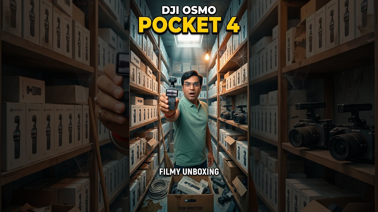 Filmy Unboxing — Osmo Pocket 4 | Part 2 | Cinekar Vlogs #shorts