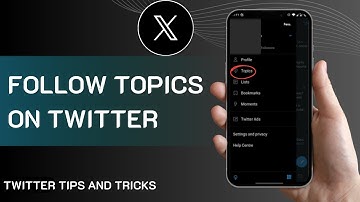 How To Follow Topics On Twitter 2024 | Follow Topics in X