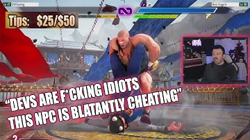 DSP Insults SF6 Devs & Almost Rage Quits World Tour Mode After Getting Manhandled by a Mini Zangief