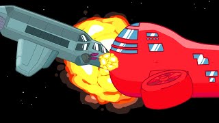 CRASH the AIRSHIP vs SKELD Sabotage in Among Us! (Airship Vs Skeld Mod)
