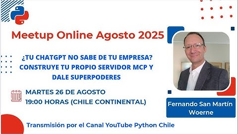 ¿Tu ChatGPT No Sabe de Tu Empresa? Construye Tu Propio Servidor MCP y Dale SuperPoderes?