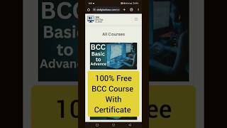 100% Free Basic Computer Course with Certificate #freecertificate #computer #short#viral